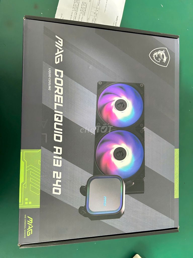 Tản nhiệt nước MSI MAG Coreliquid A13 240 Mới. Mua bán Phụ kiện (Màn hình, Chuột...) tại Thành phố Thủ Đức Tp Hồ Chí Minh được đăng bởi LAPTOP GIÁ RẺ THỦ ĐỨC hình 1