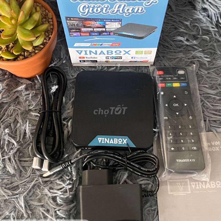 Đầu Android TV Tivi Box VINABOX Smart TV. Mua bán Phụ kiện (Màn hình, Chuột...) tại Thành phố Thủ Dầu Một Bình Dương được đăng bởi Phước Bình Dương hình 1