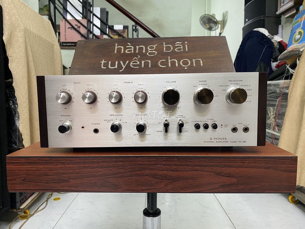 Sale Amply PIONEER SA-90 xuất âm tụ chạy 4 sò sắt. Mua bán Tivi, Âm thanh tại Quận Tân Bình Tp Hồ Chí Minh được đăng bởi nhut audio hình 1