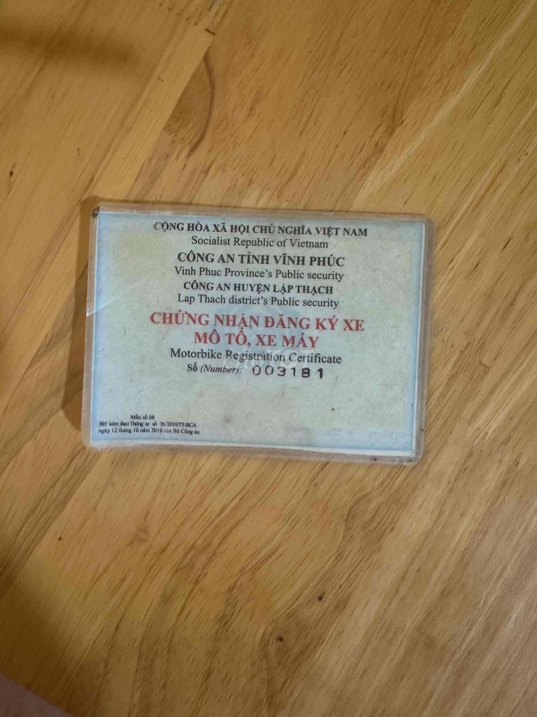 em cần bán xe do k có nhu cầu sd nửa ạ. Mua bán Xe máy tại Thành phố Phúc Yên Vĩnh Phúc được đăng bởi Nguyễn Đoàn Thái Bảo hình 7