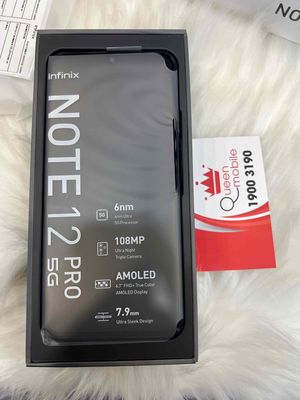 Hàng khủng Điện thoại Infinix Note 12 PRO 5G, 8GB/