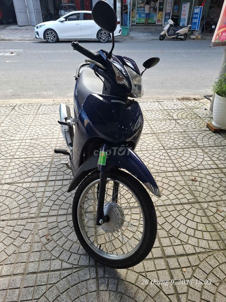 Honda Wave Alpha 2026 синяя 8000 км