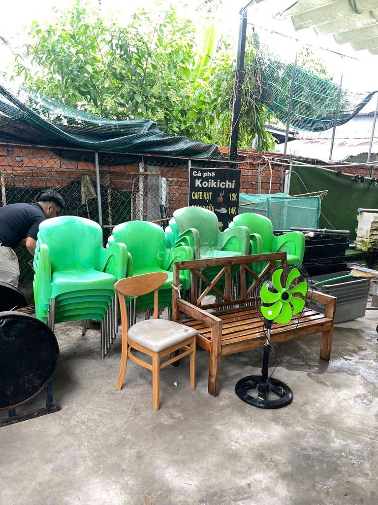 Ghế nhựa Xanh lá. Mua bán Bàn ghế tại Thành phố Cà Mau Cà Mau được đăng bởi trung tâm anh ngữ ama hình 1