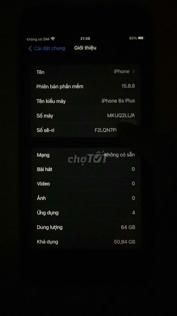 Apple iPhone 6S Plus 64GB Vàng hồng Đã sử dụng. Mua bán Điện thoại tại Quận 12 Tp Hồ Chí Minh được đăng bởi Tuan Tran hình 1