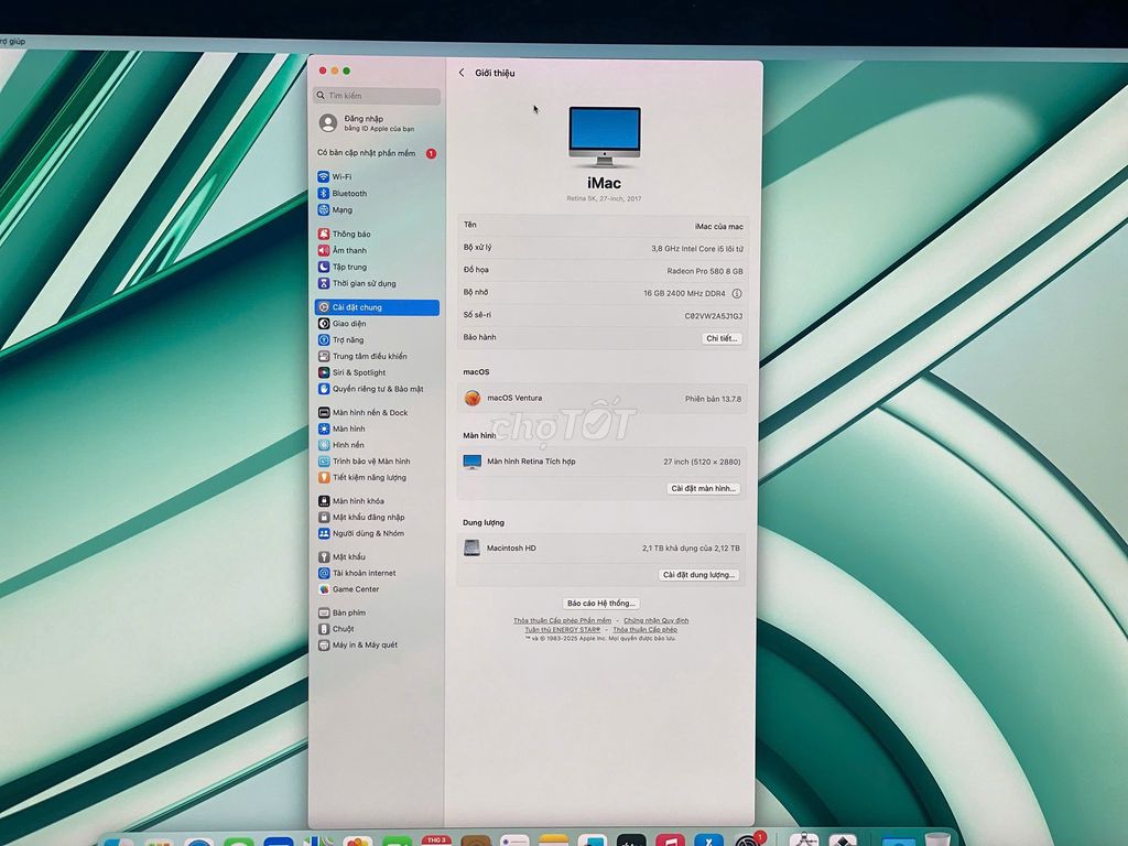 iMac 27inch 2017 Core i5 và Core i7. Mua bán Máy tính để bàn tại Quận 10 Tp Hồ Chí Minh được đăng bởi MACVN hình 1