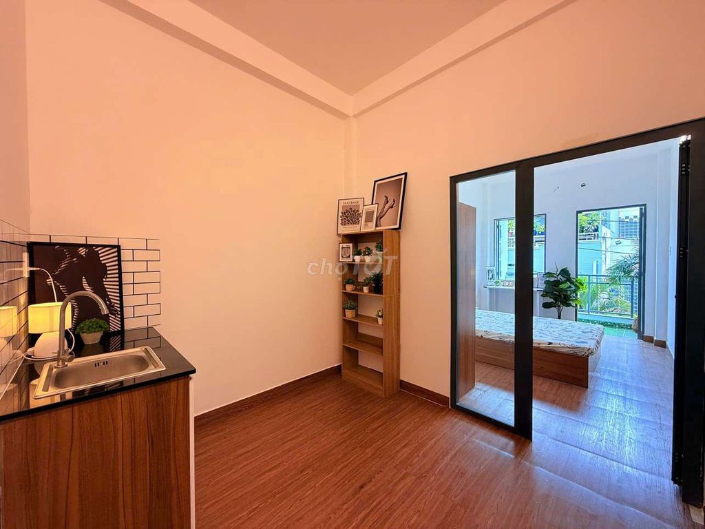 Khai trương căn hộ 1PN ban công, Full nt,rộng 45m2, Thành Thái Quận 10
