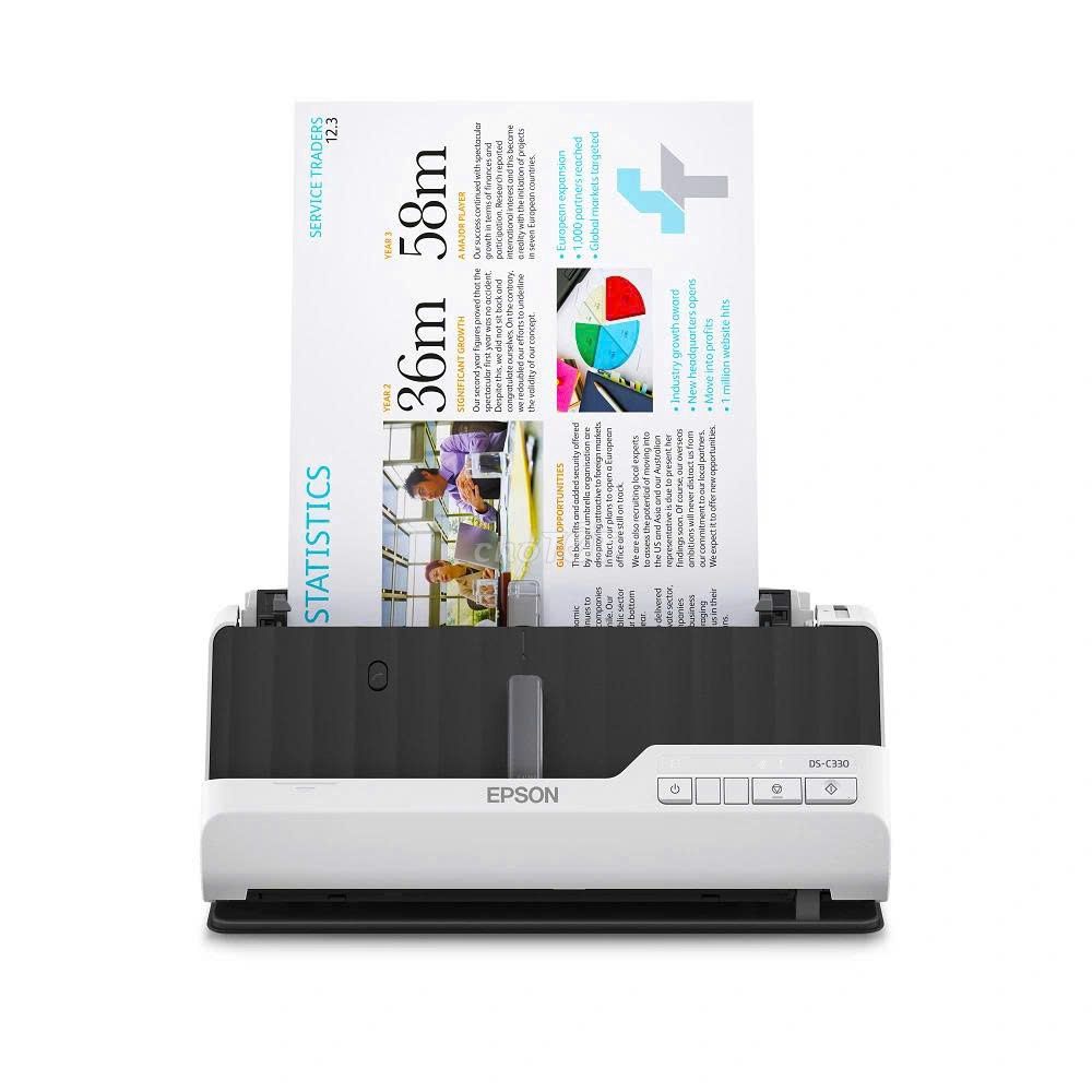 Máy Scan Epson DS-C330 (A4/A5/ Đảo mặt/ ADF/ USB). Mua bán Đồ dùng văn phòng tại Thành phố Rạch Giá Kiên Giang được đăng bởi Máy Tính Kiên Giang hình 1