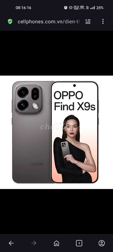 Oppo Find X9S Newseal BH 24T VN. Mua bán Điện thoại tại Quận Ngũ Hành Sơn Đà Nẵng được đăng bởi Huỳnh Đức hình 1