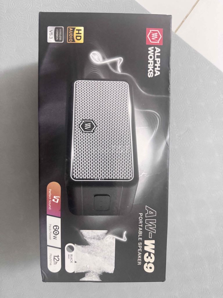 Loa di động Alpha Works AW-W39 60W 12h. Mua bán Tivi, Âm thanh tại Quận 5 Tp Hồ Chí Minh được đăng bởi B hình 1