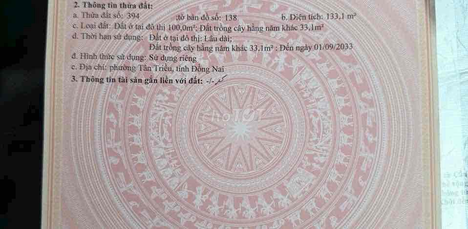 CHỦ SIÊU KẸT BÁN GẤP ĐẤT 1 SẸC NGUYỄN VĂN TIÊN  chợ cây xăng 26