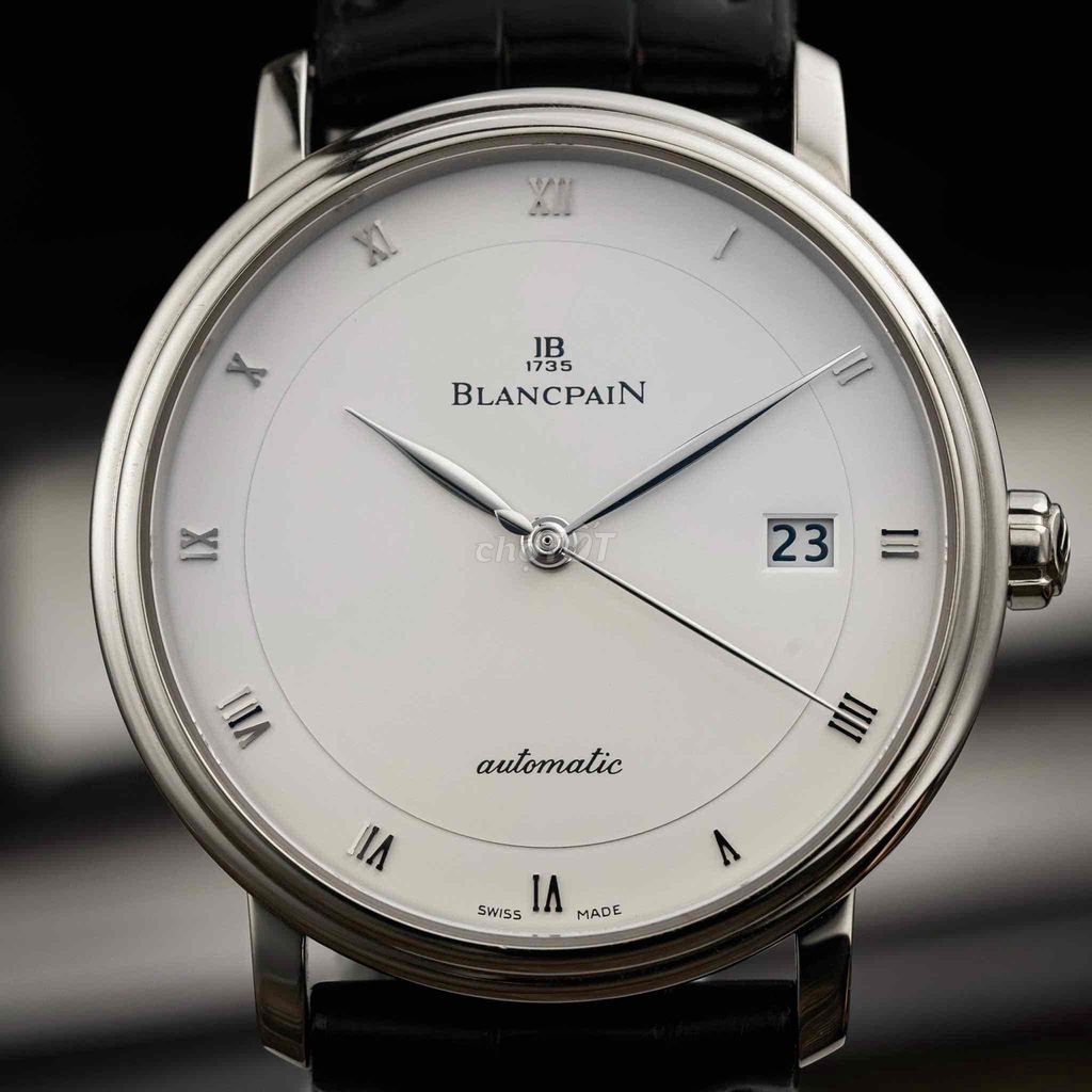 Blancpain villeret automatic siêu mỏng vàng trắng