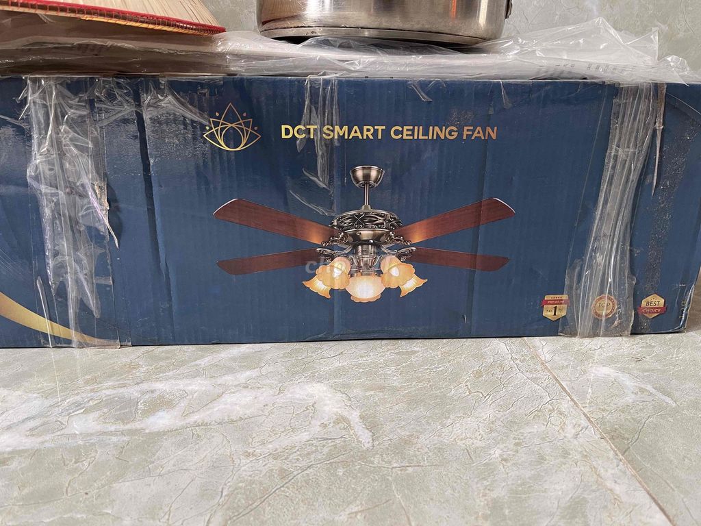 Quạt trần DCT Smart Ceiling Fan. Mua bán Quạt tại Quận 12 Tp Hồ Chí Minh được đăng bởi Điệp Cà La hình 1