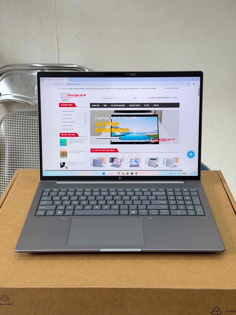 HP Zbook 8 G1i 16 U9 285H/32GB/1TB/500 ada 4G 4K. Mua bán Laptop tại Quận 10 Tp Hồ Chí Minh được đăng bởi Laptop xách tay Mỹ hình 1
