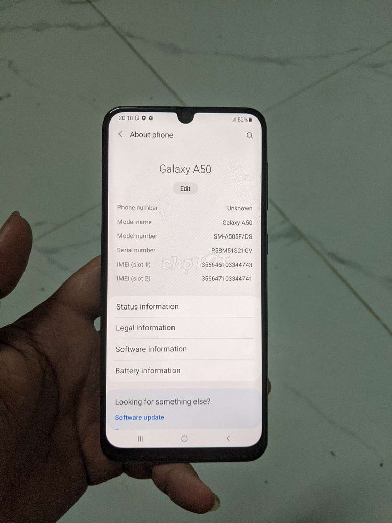 Samsung  A50 ram 4/64gb máy zin. Mua bán Điện thoại tại Quận Nam Từ Liêm Hà Nội được đăng bởi D hình 1