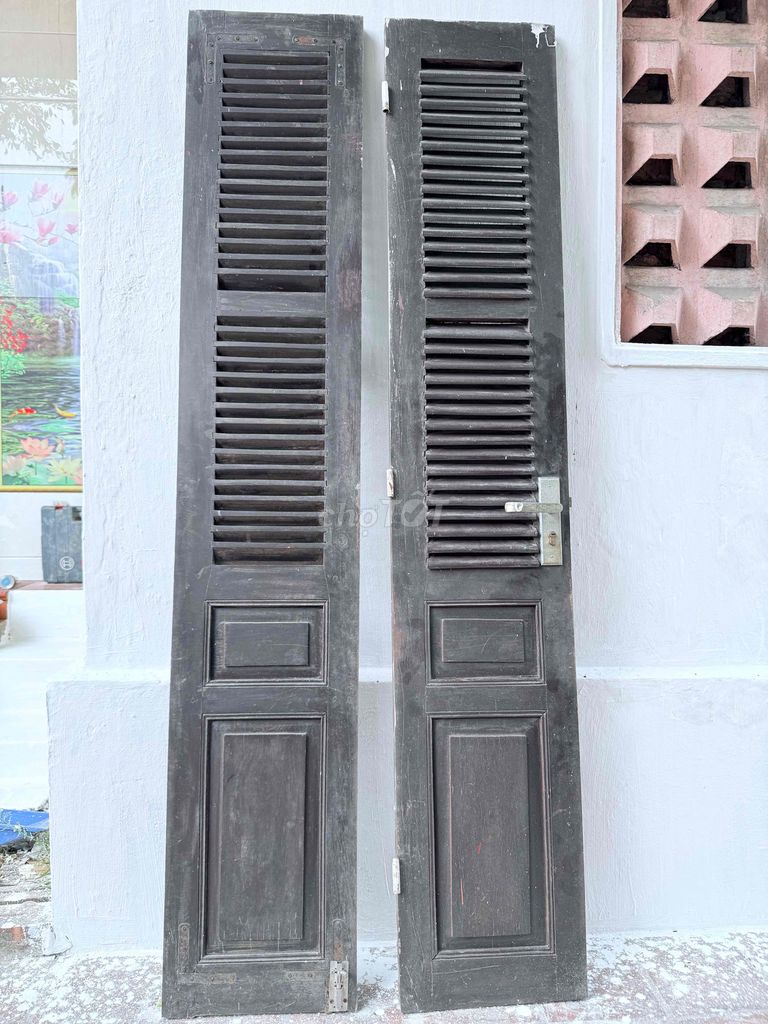 Cửa gỗ lim Lào 2 cánh 400 x 2200 x 37. Mua bán Nội thất, đồ gia dụng khác tại Huyện Gia Lâm Hà Nội được đăng bởi Nguyễn Xuân Đại hình 1