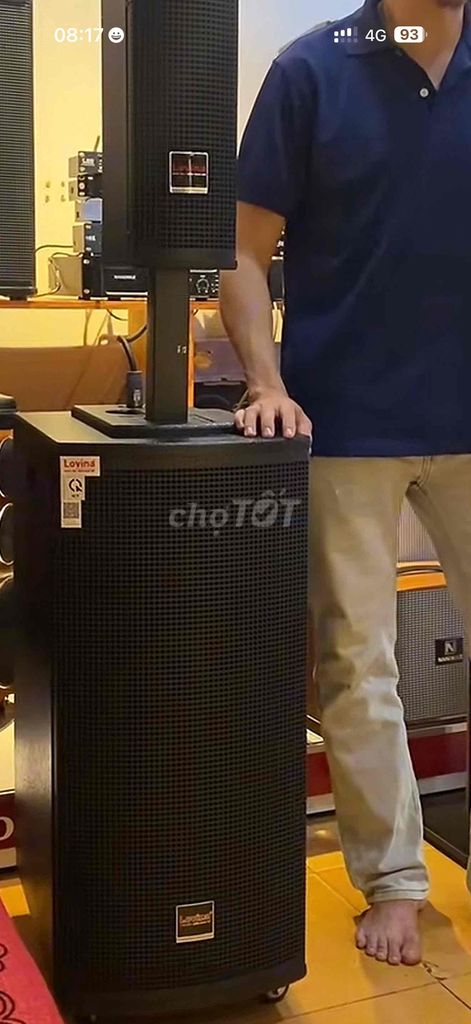 Loa kéo Lovina 212pro Đen. Mua bán Tivi, Âm thanh tại Huyện Châu Đức Bà Rịa - Vũng Tàu được đăng bởi Quốc hình 1