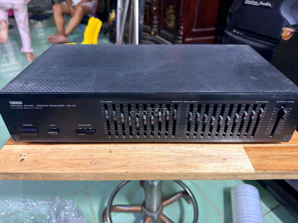 Yamaha EQ-70 Bộ chỉnh âm Đen Hoạt động tốt. Mua bán Tivi, Âm thanh tại Quận Bình Thạnh Tp Hồ Chí Minh được đăng bởi Đam mê âm thanh chán thì bán hình 1