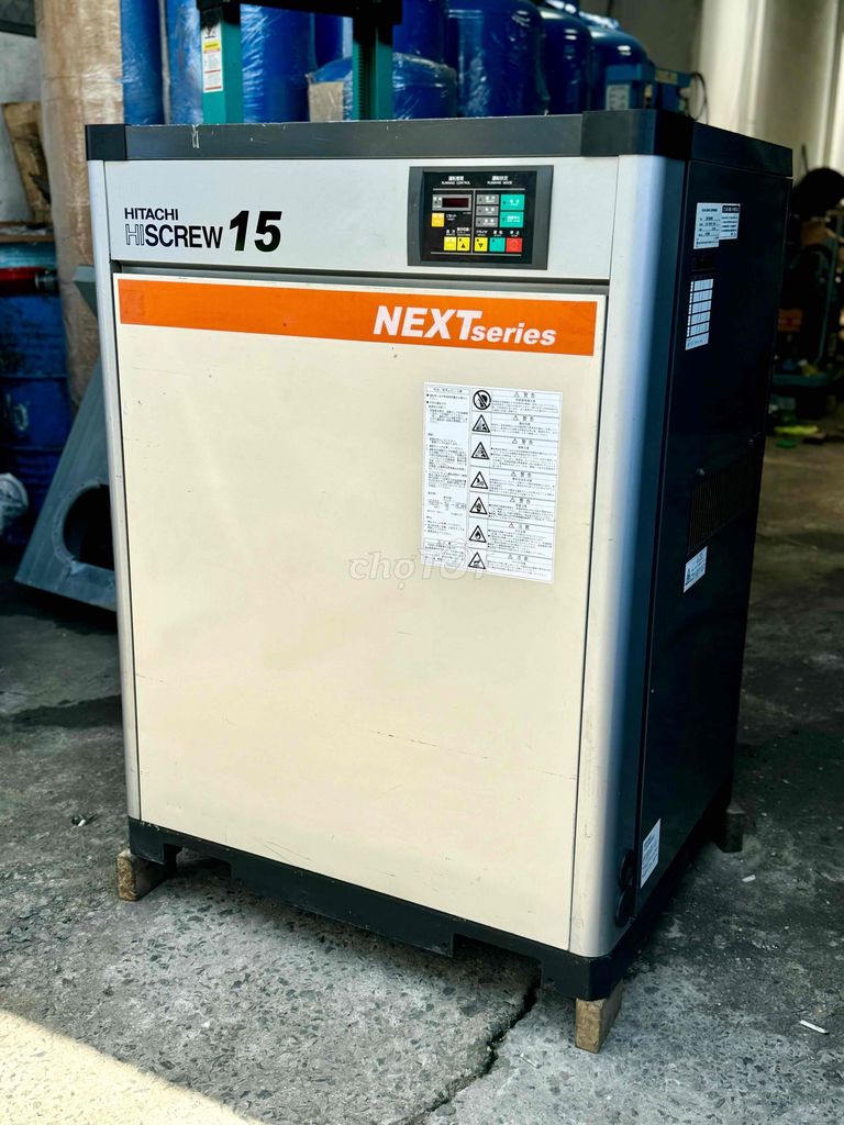 MÁY NÉN KHÍ TRỤC VÍT NHẬT HITACHI NEXT 20HP CÓ SẤY. Mua bán Đồ chuyên dụng, Giống nuôi trồng tại Quận 12 Tp Hồ Chí Minh được đăng bởi Phạm Lâm hình 1
