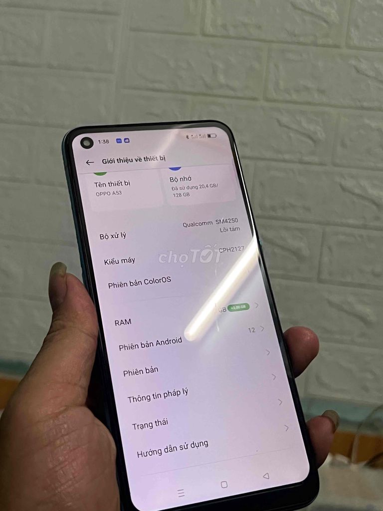 OPPO A53 4GB/128GB Xanh. Mua bán Điện thoại tại Quận Cẩm Lệ Đà Nẵng được đăng bởi xuân tuấn hình 1