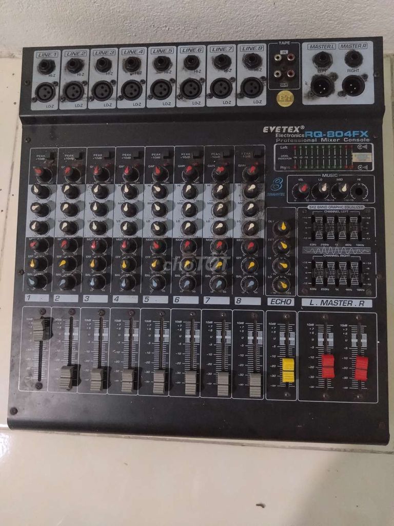 Bộ trộn âm thanh EYETEX RQ-804FX. Mua bán Tivi, Âm thanh tại Huyện Dầu Tiếng Bình Dương được đăng bởi Thanh hình 1