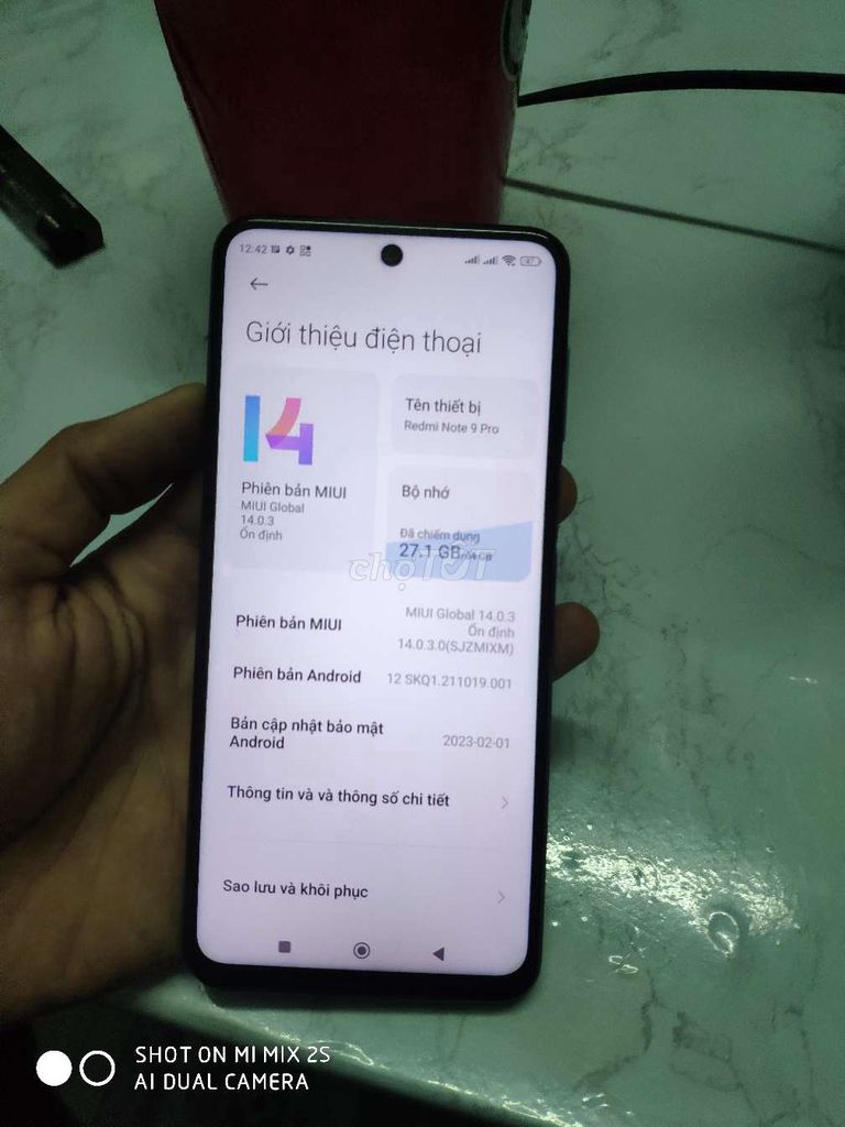 Xiaomi Redmi Note 9 Pro 64GB Xanh ngọc. Mua bán Điện thoại tại Quận Ninh Kiều Cần Thơ được đăng bởi bay bỉn hình 1