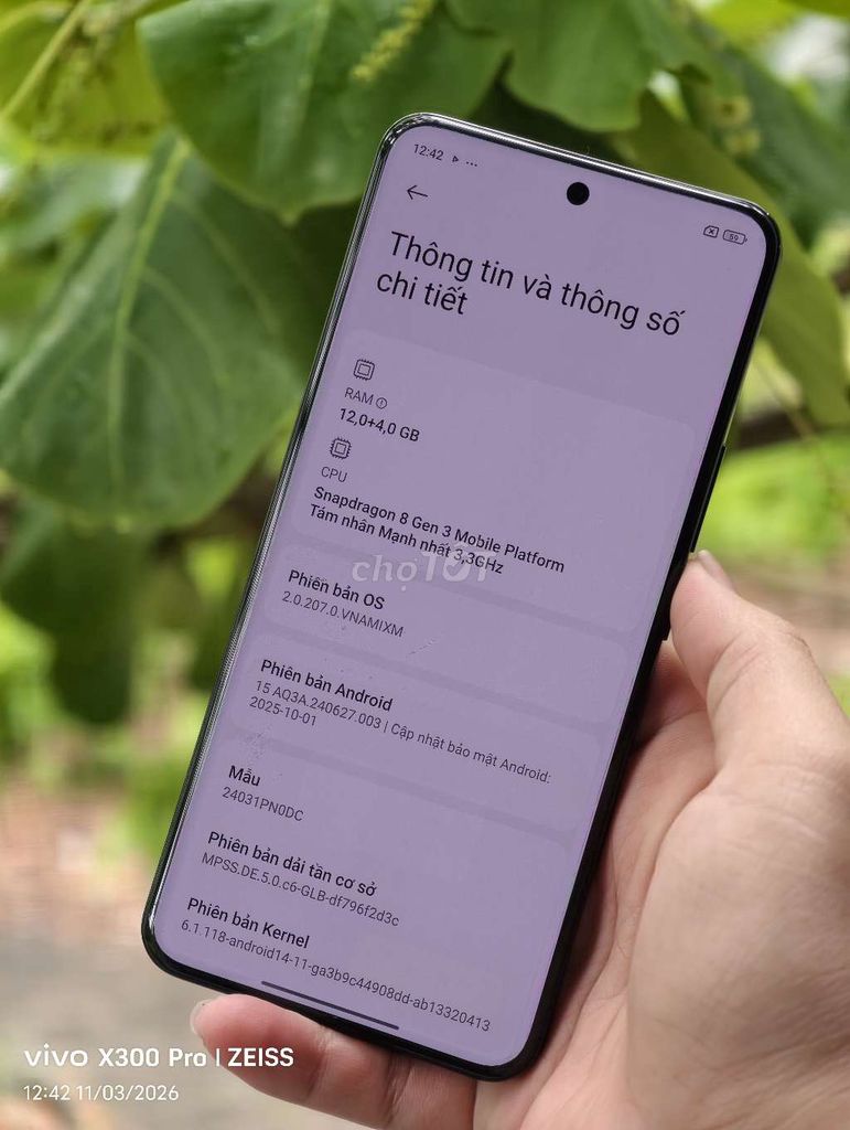Xiaomi 14 Ultra 256GB Đen. Mua bán Điện thoại tại Quận Cẩm Lệ Đà Nẵng được đăng bởi Nguyễn Văn Linh hình 1