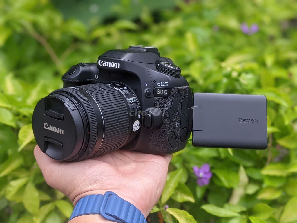 [Máy ảnh KTS] Canon 80D 18-55mm Đen. Mua bán Máy ảnh, Máy quay tại Quận 6 Tp Hồ Chí Minh được đăng bởi may anh KTS hình 1