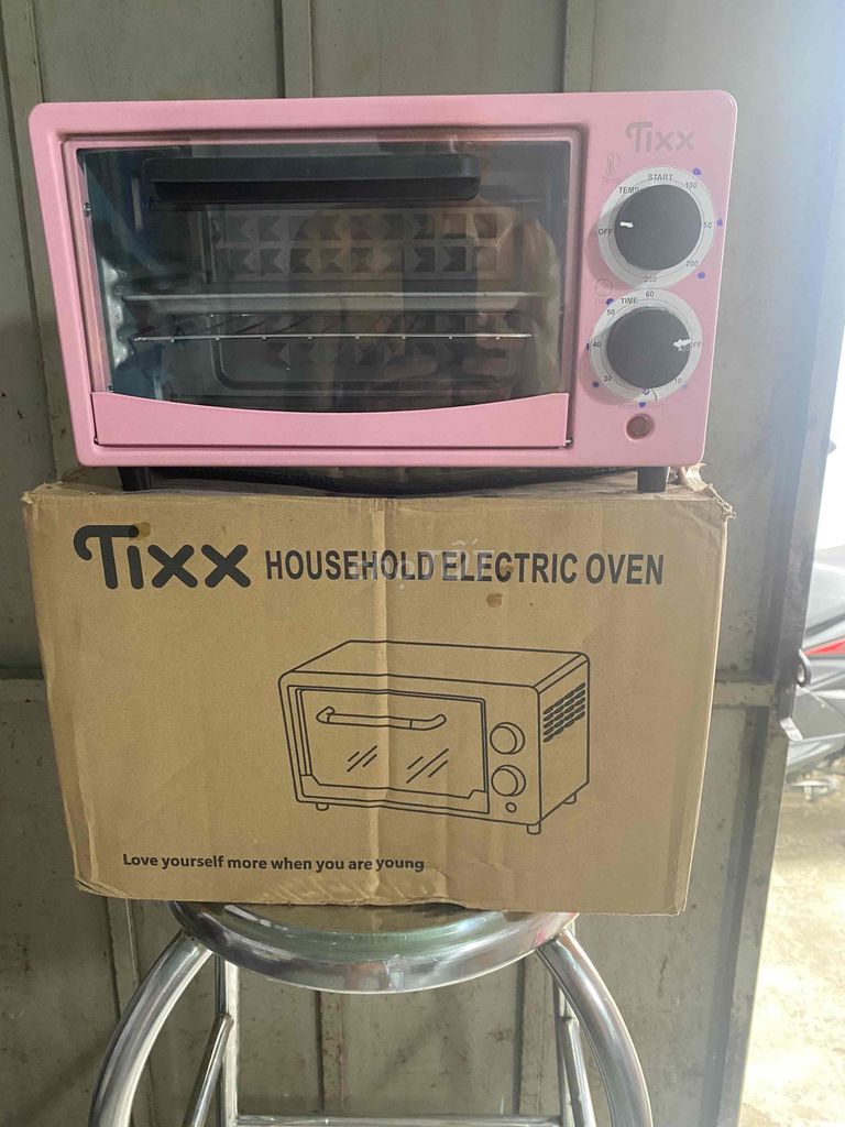 Lò nướng điện Tixx Mini Hồng. Mua bán Bếp, lò, đồ điện nhà bếp tại Huyện Hóc Môn Tp Hồ Chí Minh được đăng bởi Cuong hình 1