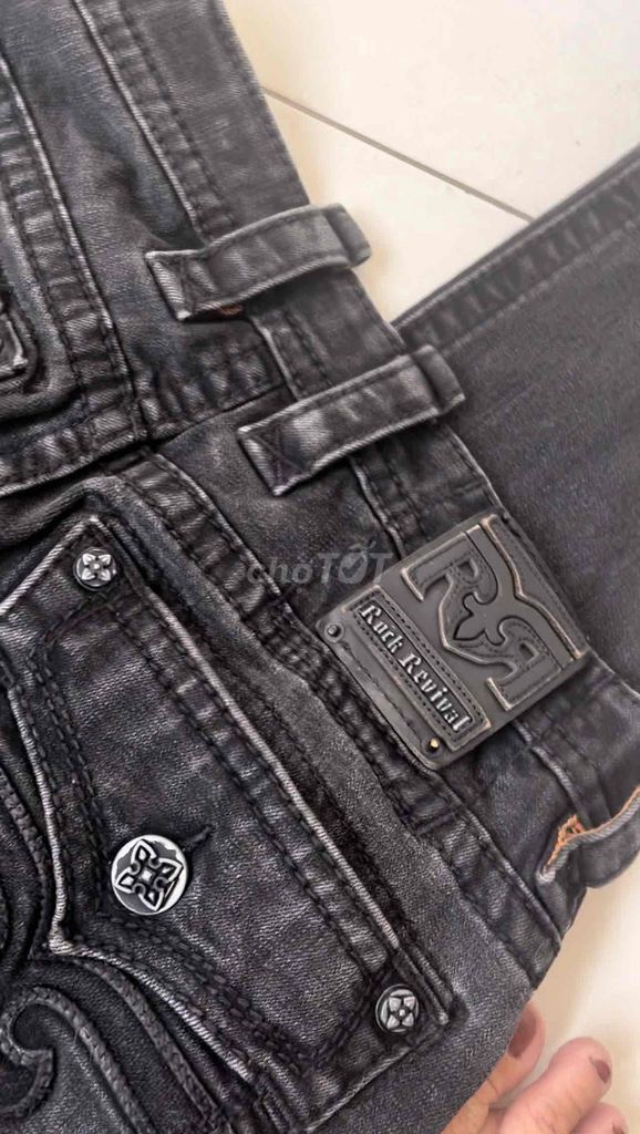 Quần Jean nam hiệu ROCK REVIVAL  ( size 30 )