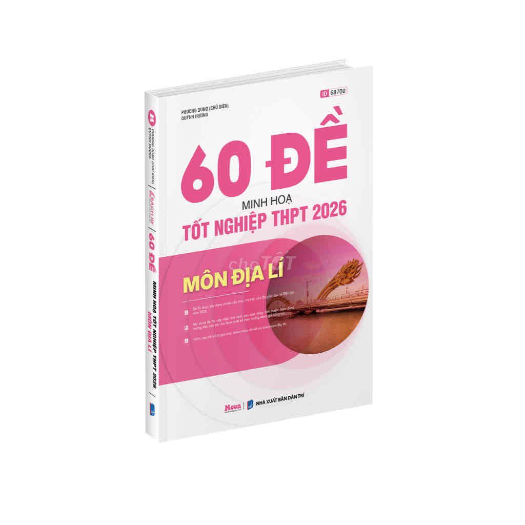 60 Đề Minh Họa THPT 2026 Địa lí. Mua bán Sách tại Huyện Yên Mỹ Hưng Yên được đăng bởi Nguyễn Vân Anh hình 1