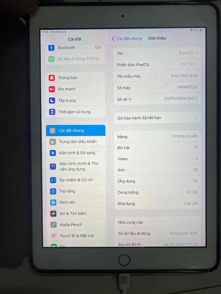 Apple iPad (Gen 6) 32GB Vàng. Mua bán Máy tính bảng tại Huyện Núi Thành Quảng Nam được đăng bởi Minh hình 1