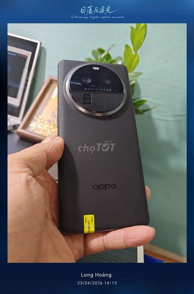 Oppo Find X6 Pro Đen. Mua bán Điện thoại tại Thành phố Thủ Đức Tp Hồ Chí Minh được đăng bởi Nguyễn Long Hoàng hình 1