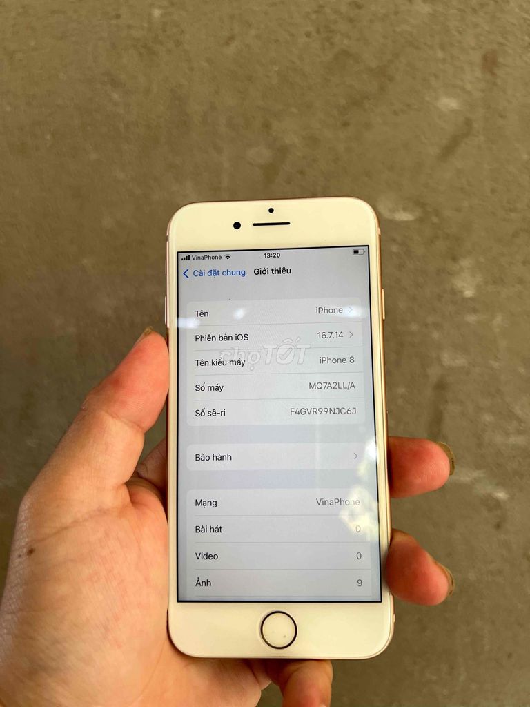Apple iPhone 8 Vàng đồng. Mua bán Điện thoại tại Thành phố Phan Thiết Bình Thuận được đăng bởi Tuấn Kiệt hình 1