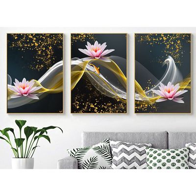 Tranh treo tường kim sa hoa sen hồng. Mua bán Cây cảnh, đồ trang trí tại Quận Tân Phú Tp Hồ Chí Minh được đăng bởi NGuyet