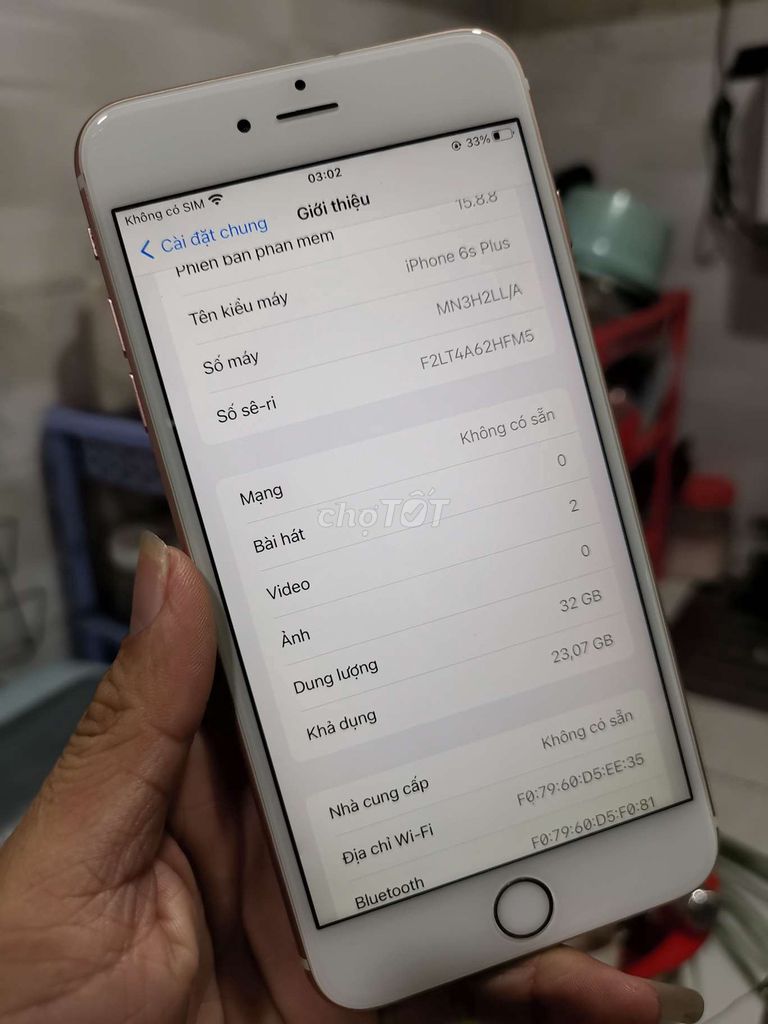 Apple iPhone 6s Plus 32GB Vàng hồng 85%. Mua bán Điện thoại tại Quận 12 Tp Hồ Chí Minh được đăng bởi Phước Trần hình 1