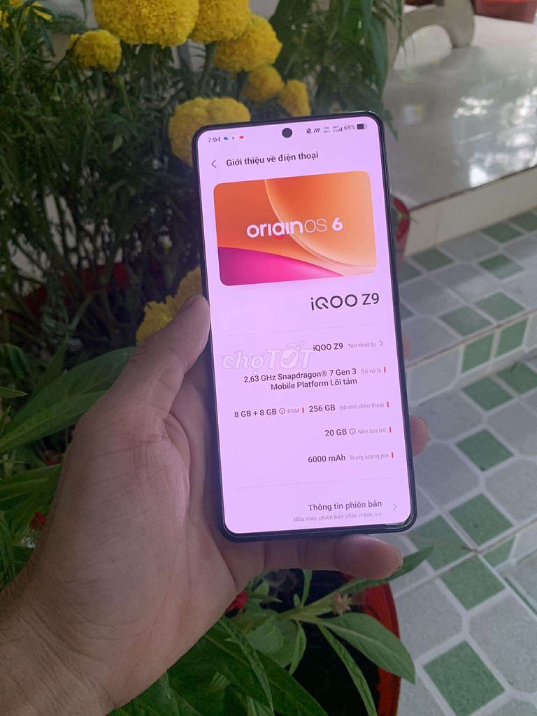 iQOO Z9 5G 256GB Đen Đã sử dụng. Mua bán Điện thoại tại Thành phố Thủ Đức Tp Hồ Chí Minh được đăng bởi Kiệt  hình 1