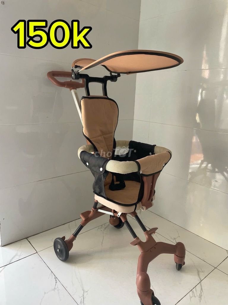 Xe đẩy gấp gọn Nâu, Đen. Mua bán Mẹ và bé tại Quận Liên Chiểu Đà Nẵng được đăng bởi Anh hình 1