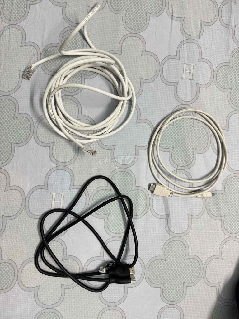 Dây cáp HDMI Cat 6 Đen Trắng 1.5m 2m. Mua bán Phụ kiện (Màn hình, Chuột...) tại Huyện Hòa Vang Đà Nẵng được đăng bởi Hưng hình 1