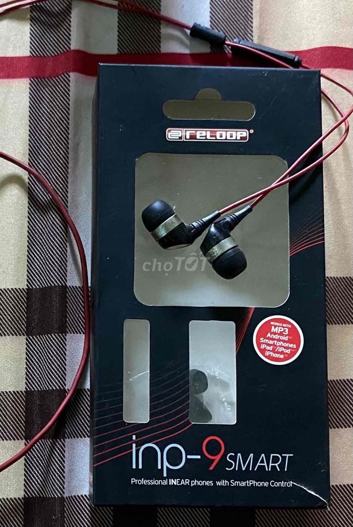 Tai nghe Reloop INP-9 SMART Đen đỏ. Mua bán Tivi, Âm thanh tại Huyện Củ Chi Tp Hồ Chí Minh được đăng bởi Mimi hình 1