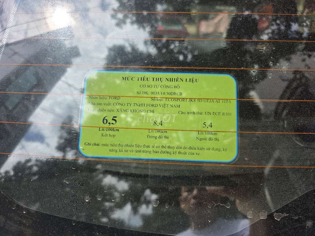 Ecosport Titanium tự động 2015. Mua bán Ô tô tại Thành phố Buôn Ma Thuột Đắk Lắk được đăng bởi Mr Nhật hình 4