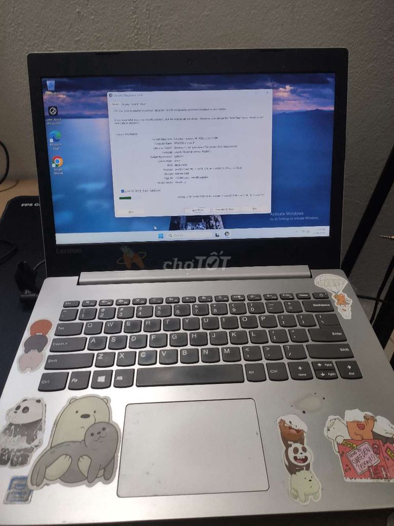 Lenovo i3 gen 7 màu Bạc. Mua bán Laptop tại Quận Cầu Giấy Hà Nội được đăng bởi Kien Lee hình 1