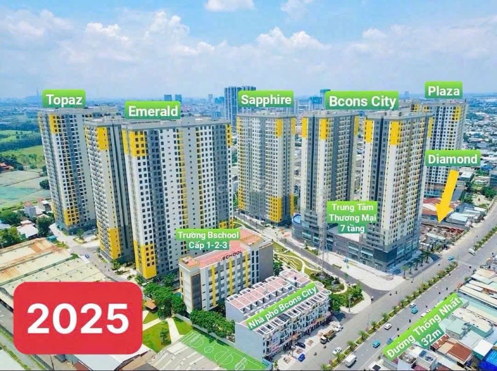 100m - 200m - 500m - 1000m trung tâm thương mại tòa nhà Bcons 