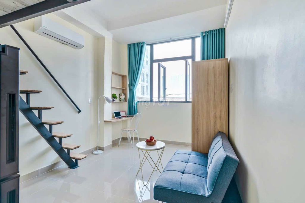 DUPLEX CỬA SỔ LỚN FULL NỘI THẤT