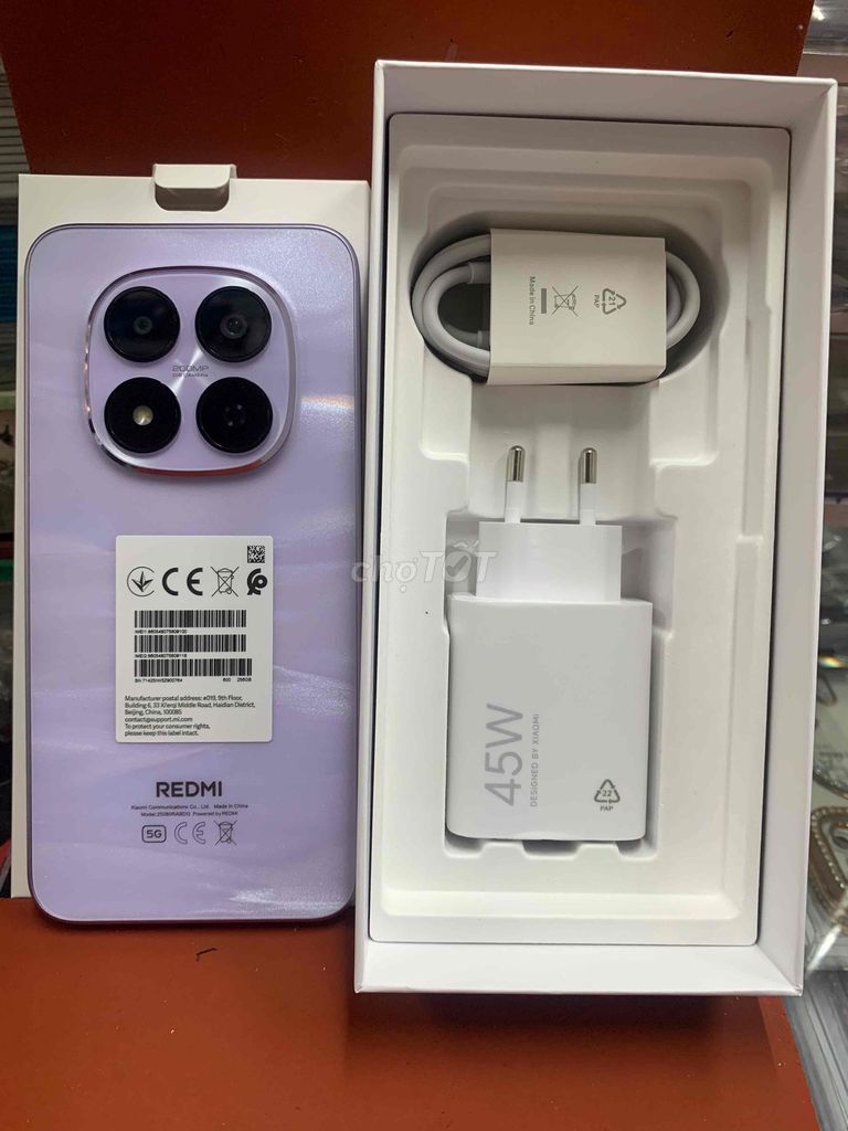 Xiaomi Redmi Note 15 Pro 5G 256GB Tím. Mua bán Điện thoại tại Quận Gò Vấp Tp Hồ Chí Minh được đăng bởi Phụ Kiện Điện Thoại Hồng Linh hình 1
