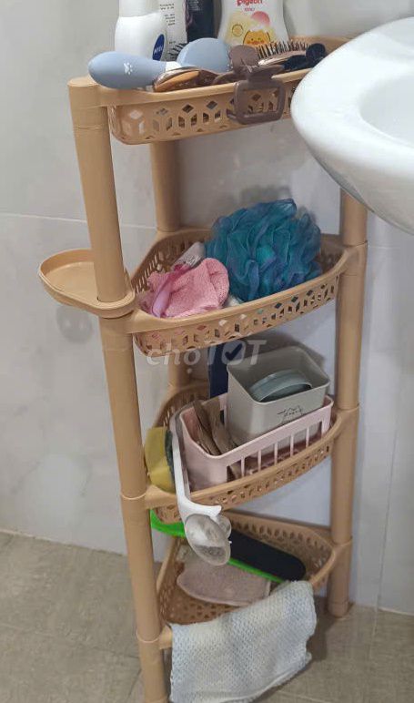 Kệ góc Duy Tân nhựa 4 tầng. Mua bán Tủ, kệ gia đình tại Thành phố Vũng Tàu Bà Rịa - Vũng Tàu được đăng bởi Alex hình 1