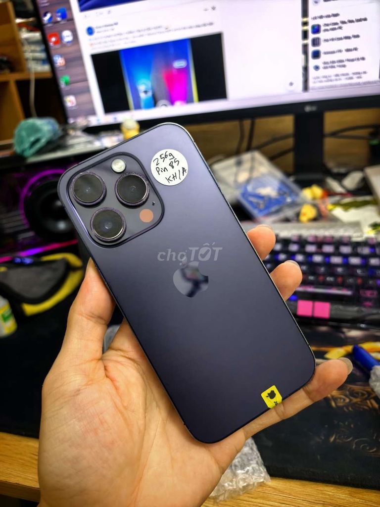 Apple iPhone 14 Pro 256GB Tím. Mua bán Điện thoại tại Thành phố Nha Trang Khánh Hòa được đăng bởi khaitransmartphone hình 1