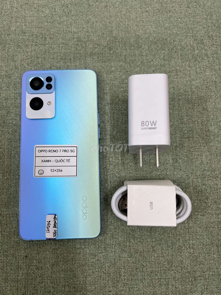 Oppo Reno 7 Pro 5G 12/256 80w vooc TRẢ GÓP - COD