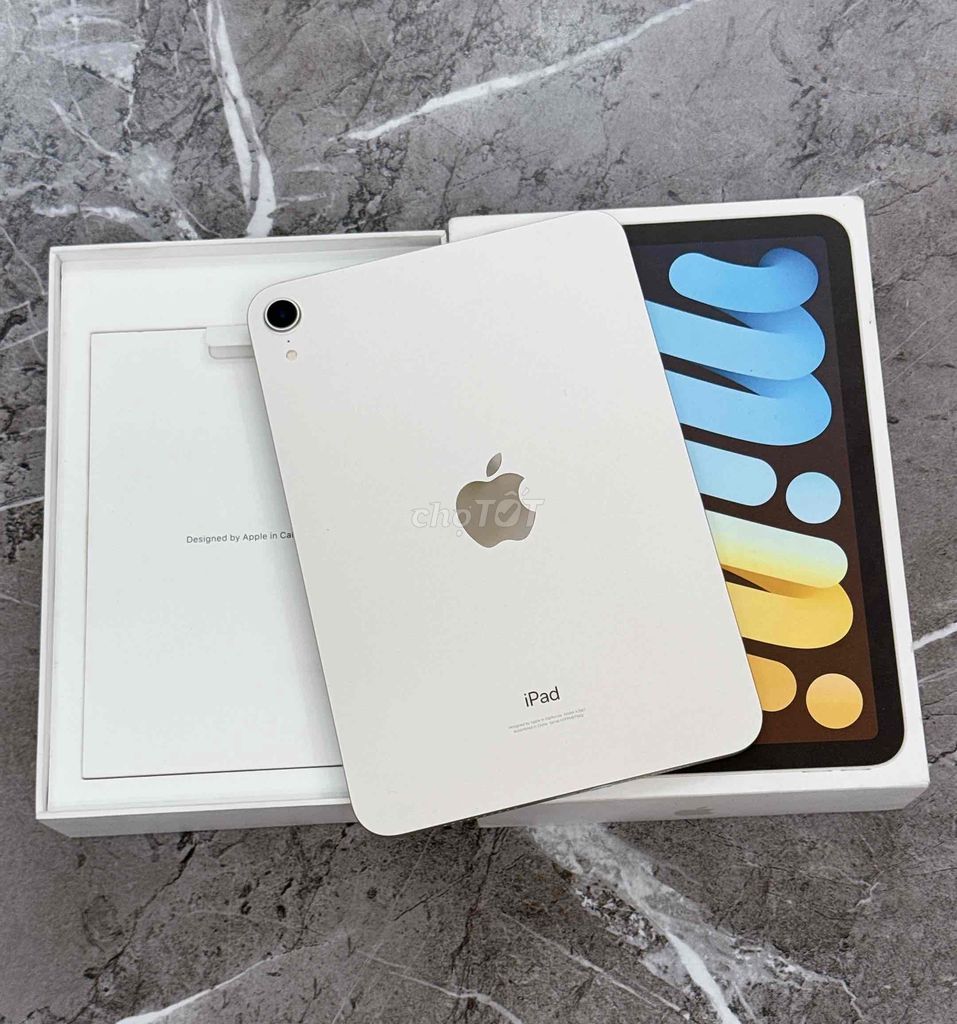 Ipad mini 6 64G Wifi Starlight fulbox pin 9x zinal