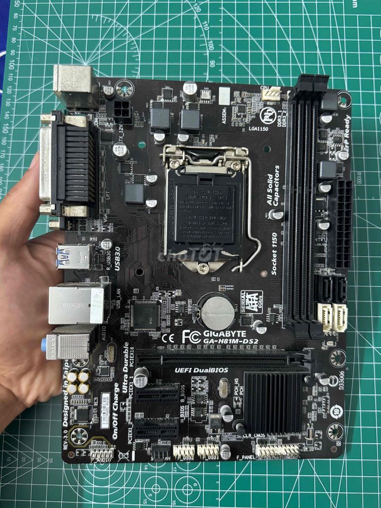 Bo mạch chủ Gigabyte H81M-DS2. Mua bán Linh kiện (RAM, Card...) tại Quận Ninh Kiều Cần Thơ được đăng bởi KỶ NGUYÊN SỐ 168 hình 1