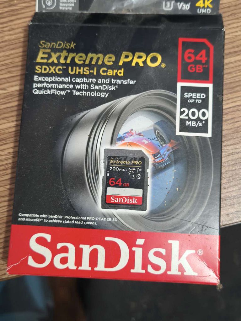 Thẻ nhớ SanDisk Extreme PRO SDXC 64GB. Mua bán Phụ kiện (Màn hình, Chuột...) tại Thành phố Tây Ninh Tây Ninh được đăng bởi Nguyễn Chí Cường hình 1